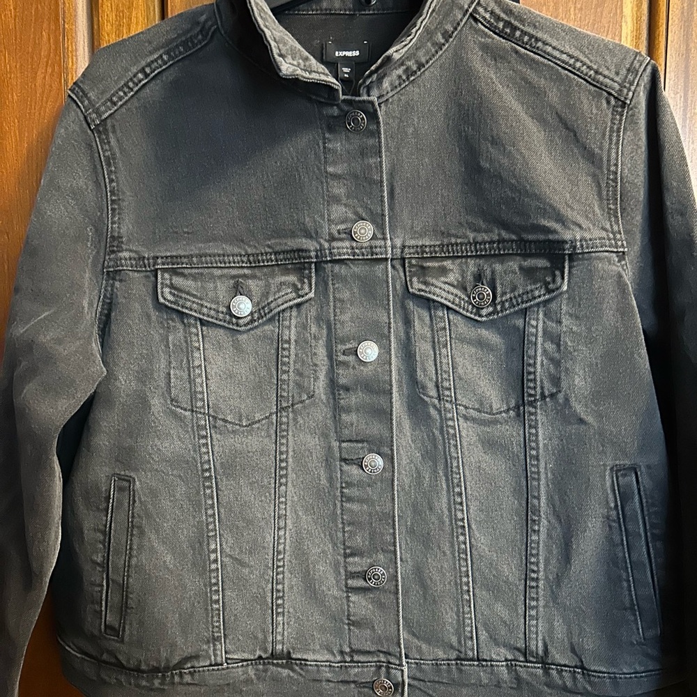 Express women’s Black Denim Jacket